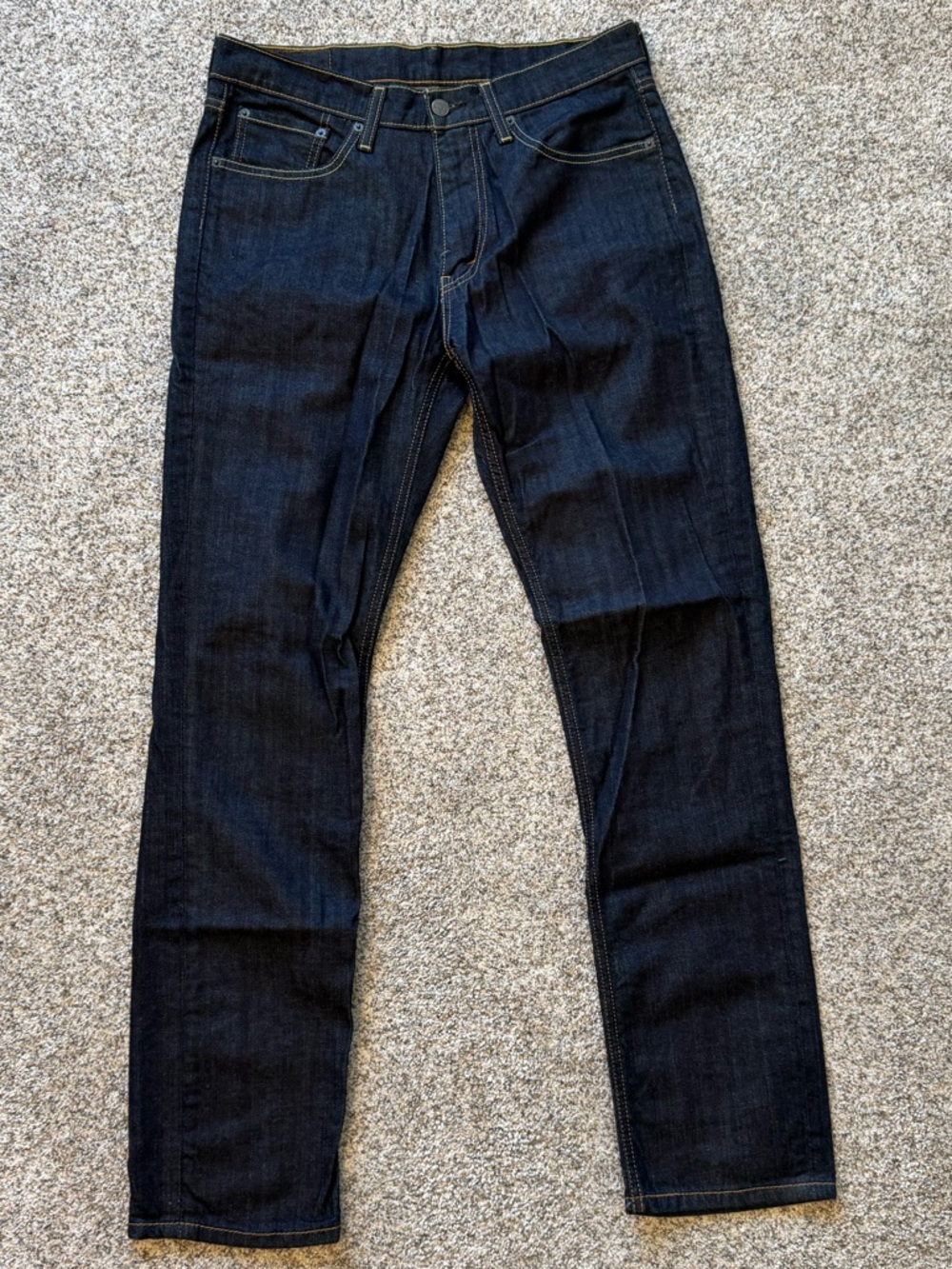 Men's Levi’s Dark Indigo Slim Straight Jeans - 32x34